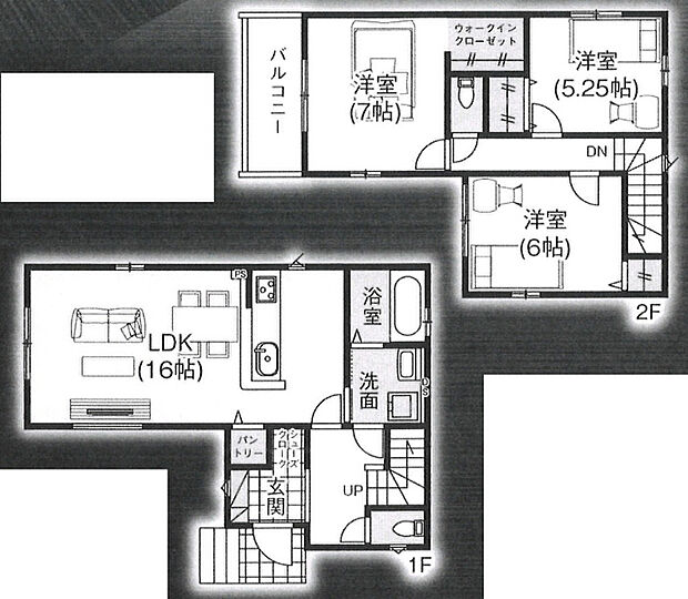 間取図です。