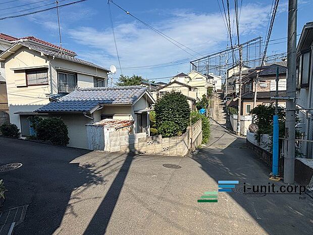 前面道路です。