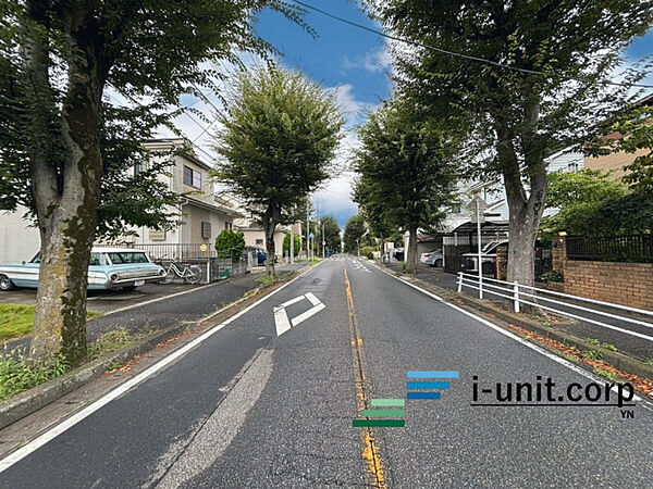 前面道路です。