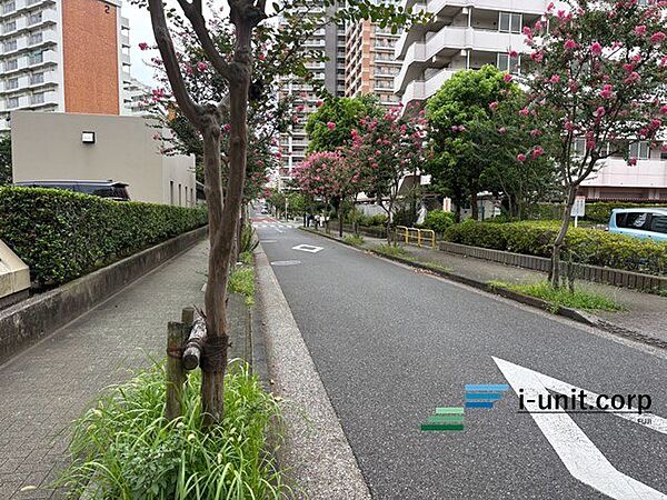 前面道路です。