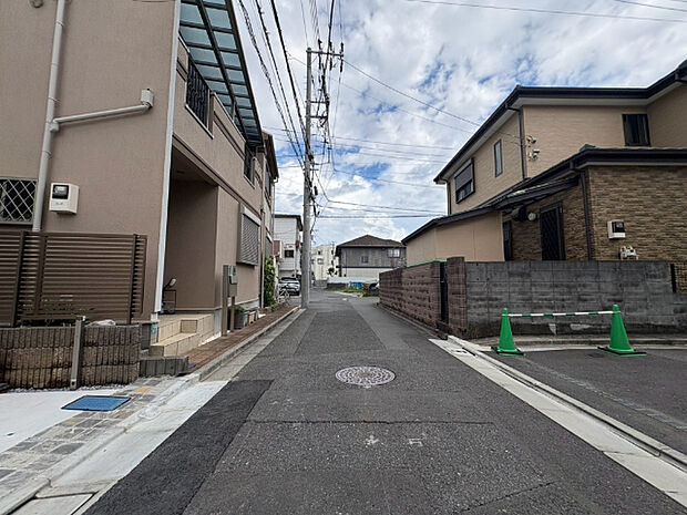 前面道路です。