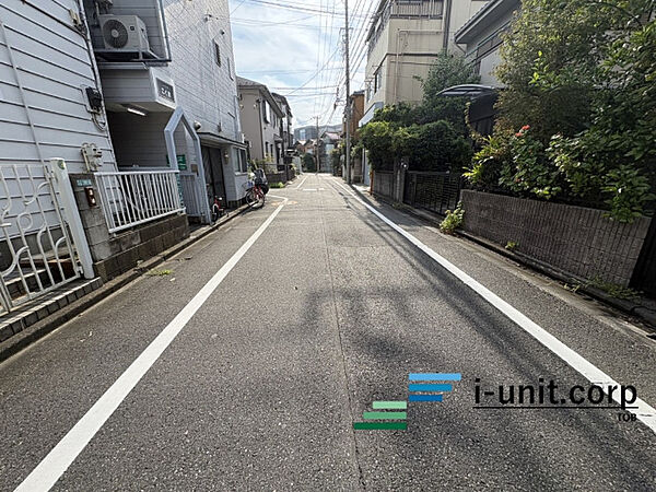 前面道路です。