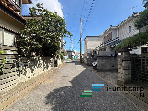 前面道路です。