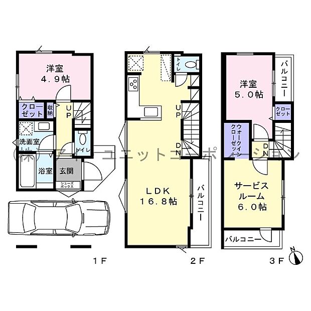 間取図です。
