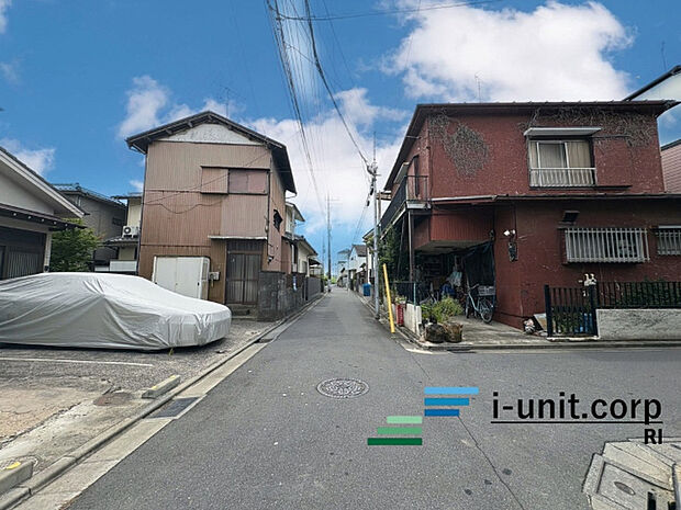前面道路です。