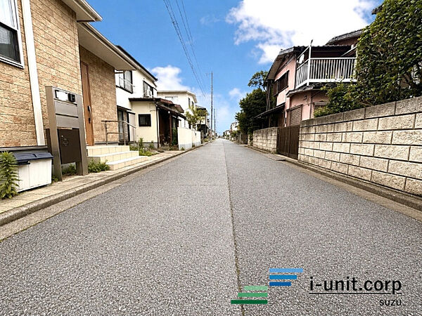 前面道路です。