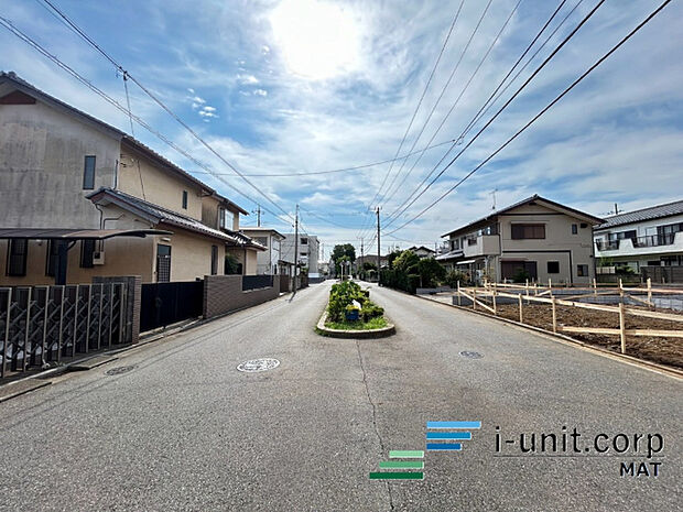 前面道路です。