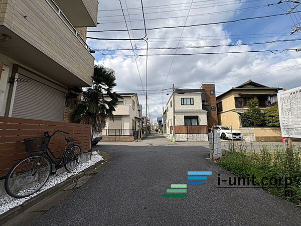 前面道路です。