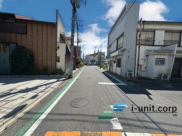前面道路です。