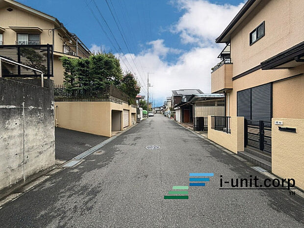 前面道路です。