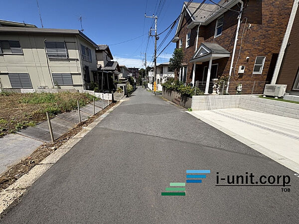 前面道路です。