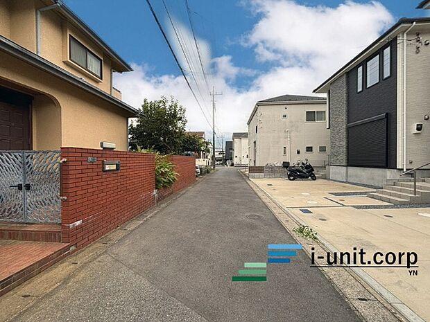 前面道路です。