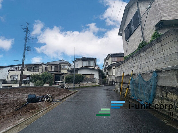 前面道路です。