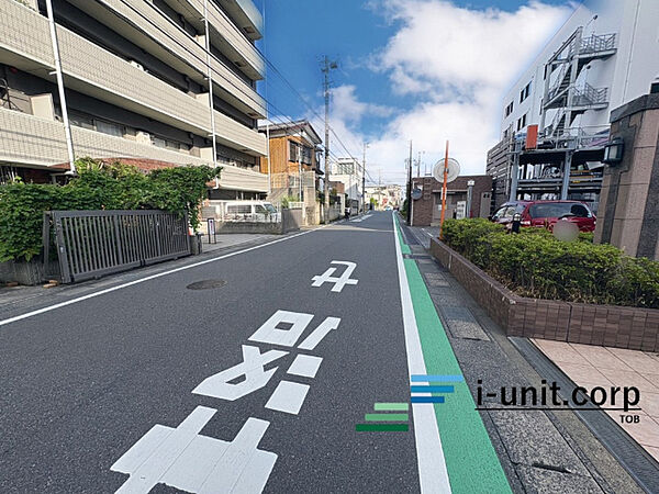 前面道路です。