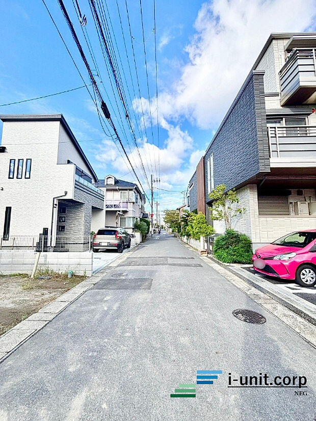 前面道路です。