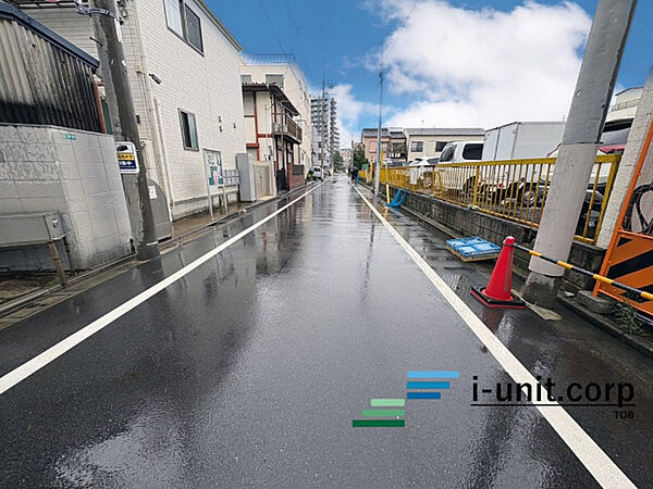 前面道路です。