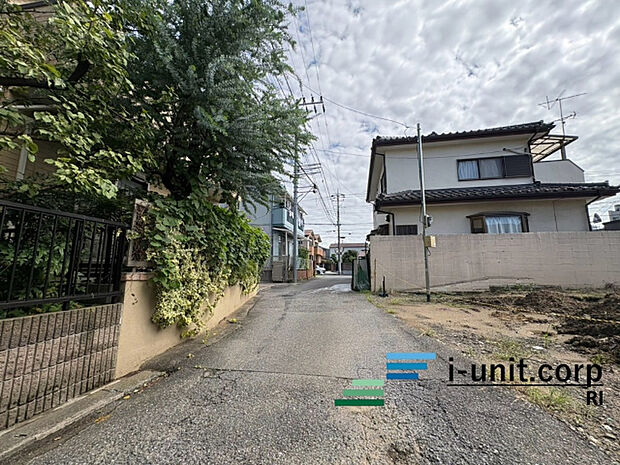 前面道路です。