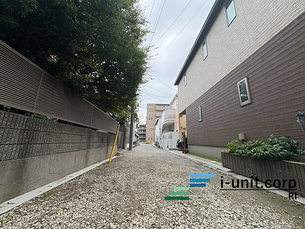 前面道路です。
