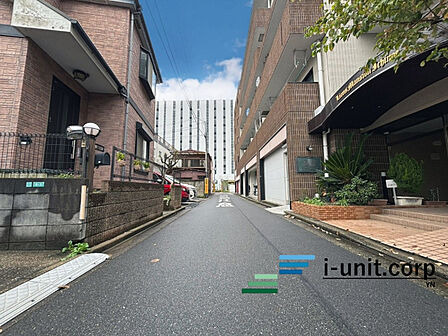 前面道路です。