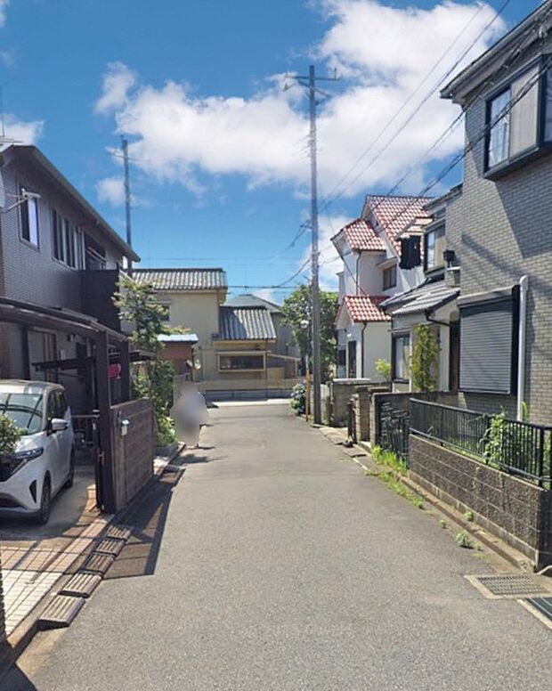 前面道路です。