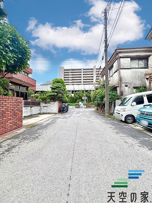 前面道路です。
