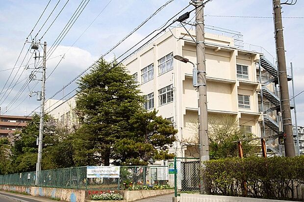 小学校「市川市立大洲小学校まで850m」