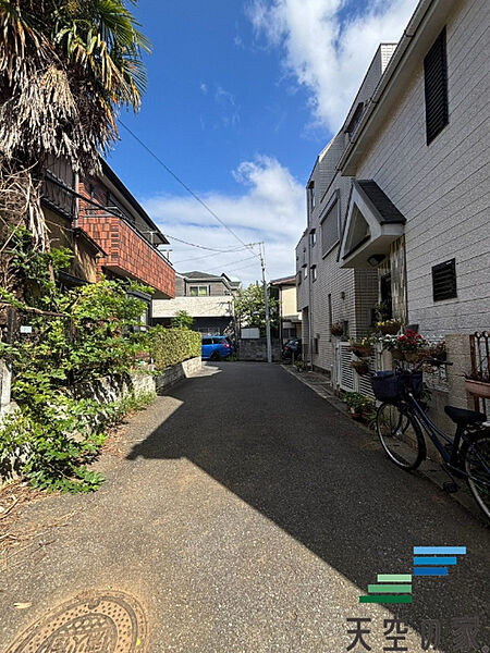 前面道路です。