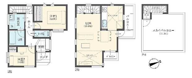 参考プラン建物面積66.65平米