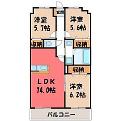 物件の間取り