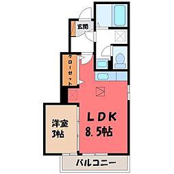 JR東北本線 宇都宮駅 徒歩34分