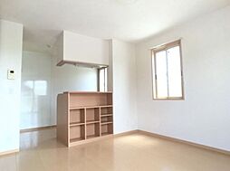 真岡鐵道 真岡駅 4kmの賃貸アパート 1階2LDKのリビング/ダイニング