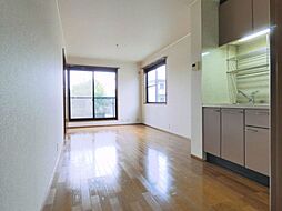 JR東北本線 雀宮駅 バス8分 東横田下車 徒歩7分の賃貸アパート 1階2LDKのリビング/ダイニング