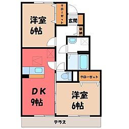 JR東北本線 小山駅 バス12分 小山整形外科内科北下車 徒歩6分