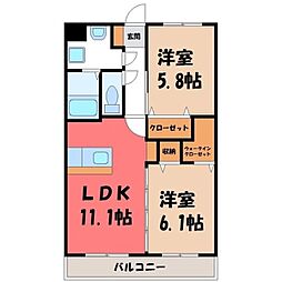 東武宇都宮線 東武宇都宮駅 4.4km