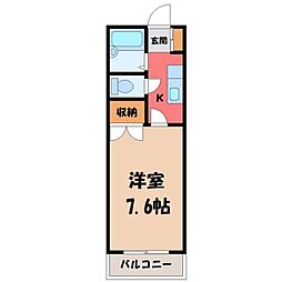 東武宇都宮線 南宇都宮駅 徒歩11分 2階/-