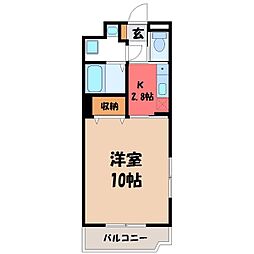 JR東北本線 宇都宮駅 徒歩24分 3階/-