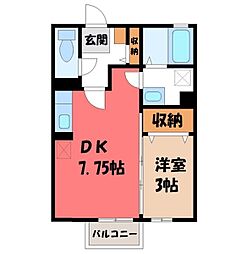 東武日光線 新栃木駅 徒歩5分 1階/-