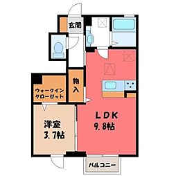 JR日光線 鶴田駅 徒歩20分 1階/-