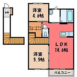 JR東北本線 小金井駅 徒歩8分 2階/-