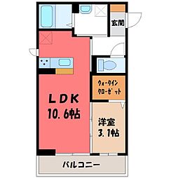 JR東北本線 宇都宮駅 徒歩9分 2階/-