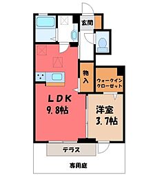 JR日光線 鶴田駅 徒歩5分 1階/-