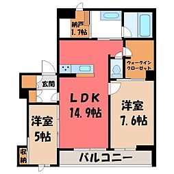 JR東北本線 宇都宮駅 徒歩24分