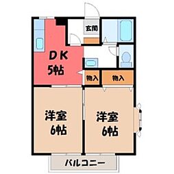 JR東北本線 宝積寺駅 徒歩20分 1階/-