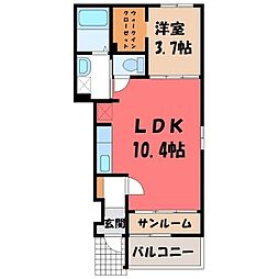 東武宇都宮線 壬生駅 徒歩20分 1階/-
