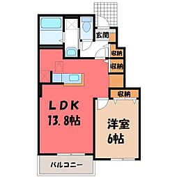 東武宇都宮線 壬生駅 徒歩20分 1階/-