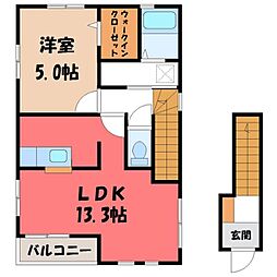 東武宇都宮線 南宇都宮駅 徒歩22分