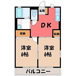 JR東北本線 雀宮駅 徒歩25分