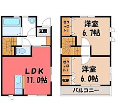 物件の間取り