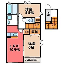 JR東北本線 蒲須坂駅 3.1km