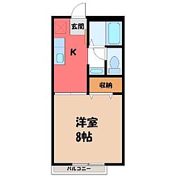 JR東北本線 宇都宮駅 バス14分 下川俣町東下車 徒歩3分 1階/-
